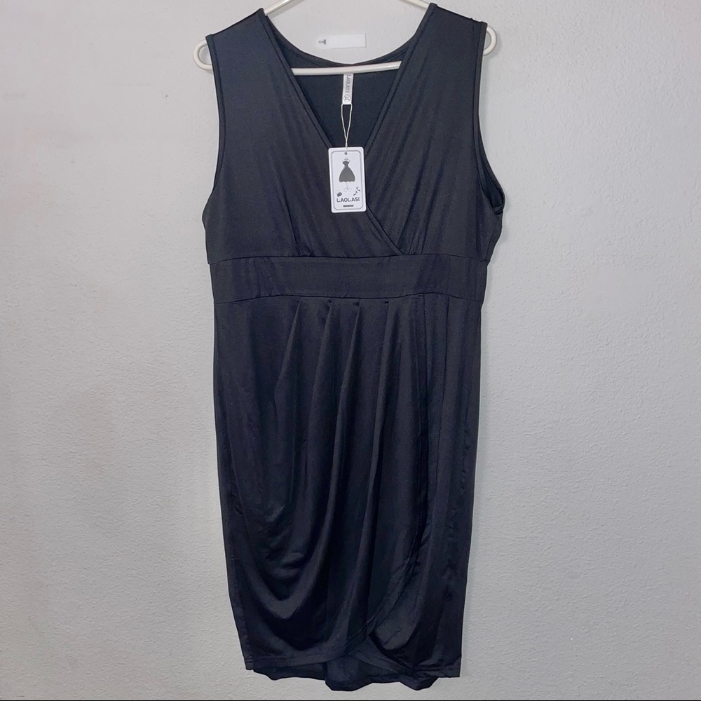 Black mini dress
